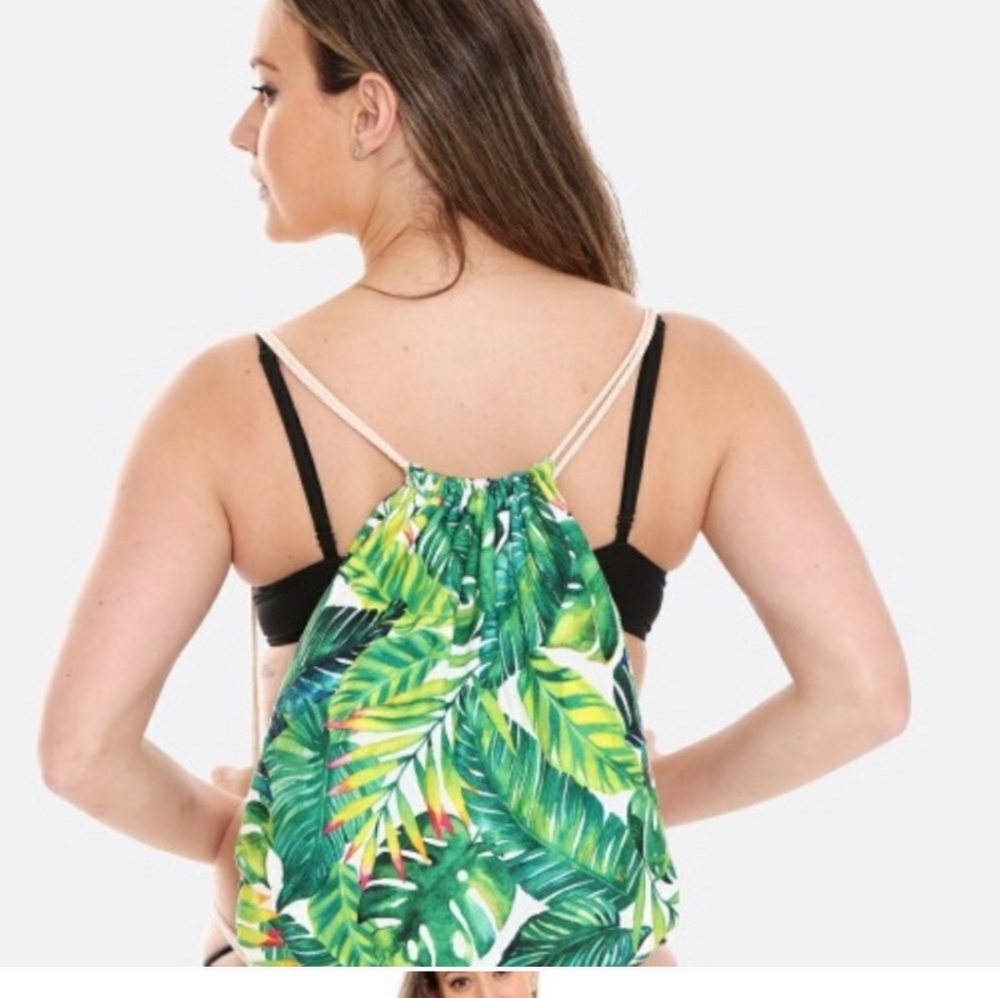 Beach bag and towel in one